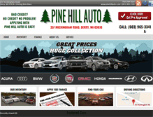 Tablet Screenshot of pinehillauto.com